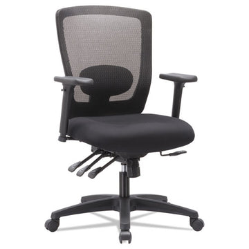 Alera® Alera Envy Series Mesh Mid-back Multifunction Chair, Supports Up To 250 Lb, 17" To 21.5" Seat Height, Black freeshipping - TVN Wholesale